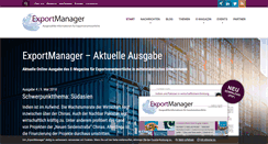 Desktop Screenshot of exportmanager-online.de